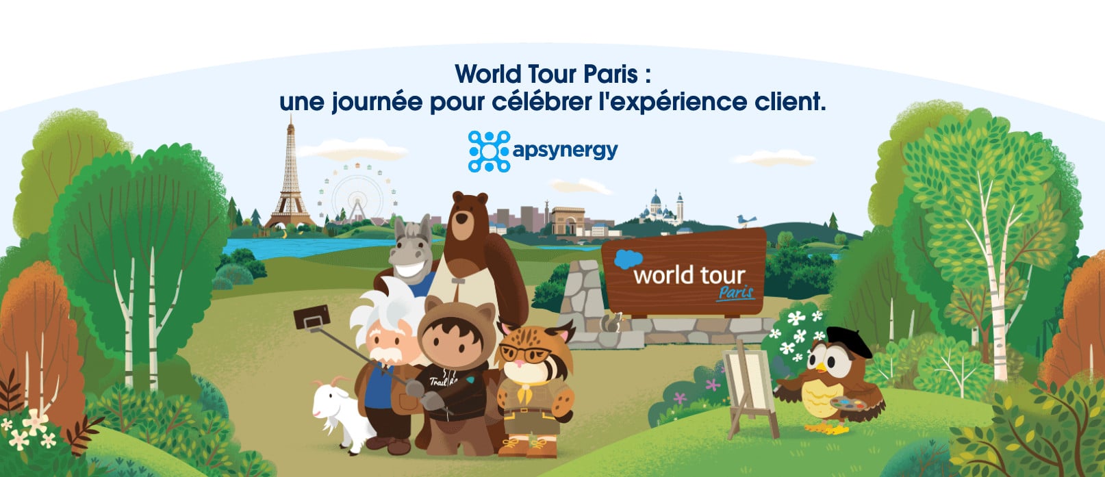 Apsynergy attends at the Salesforce World Tour Paris 2023